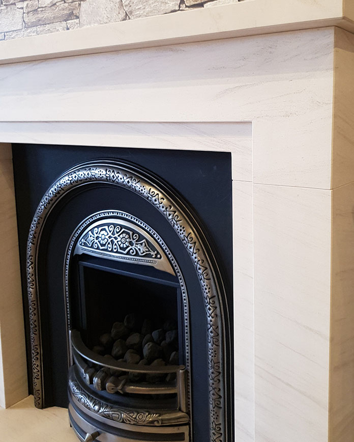 Aprica Cast Limestone fireplace