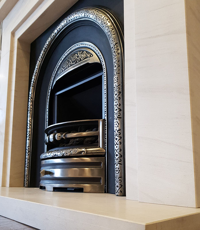 Aprica Cast Limestone fireplace