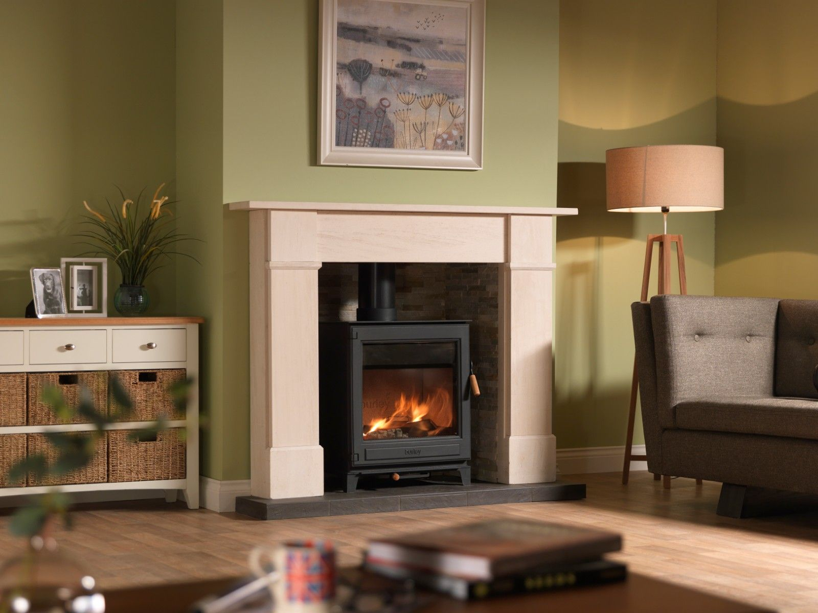Burley Ashdown Catalyst Eco Elite 8kw wood burning stove 9408-C