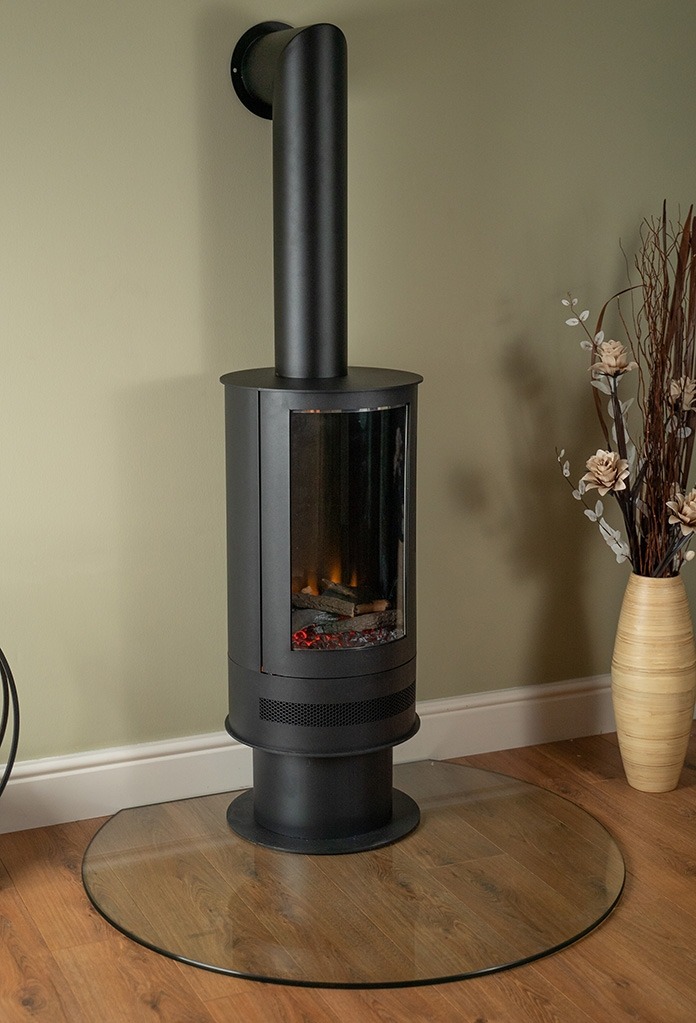 Ashurst Barrel LED electric stove
