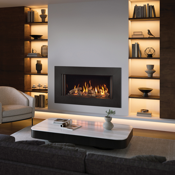 Gazco Onxy Avanti 85 Hole in wall gas fire