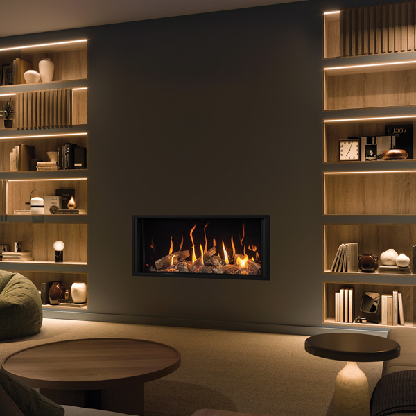 Gazco Onxy Avanti 85 Hole in wall gas fire