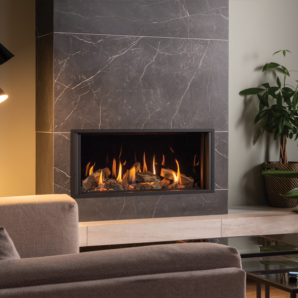 Gazco Onxy Avanti 85 Hole in wall gas fire