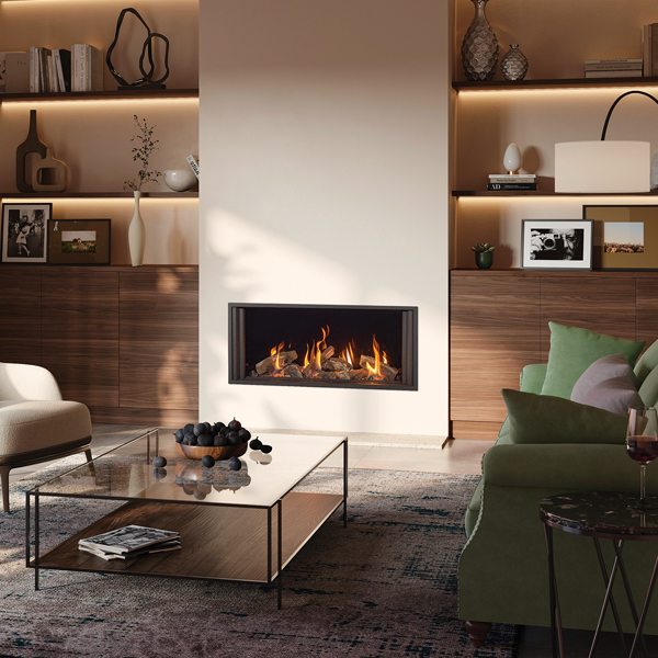 Gazco Onxy Avanti 85 Hole in wall gas fire