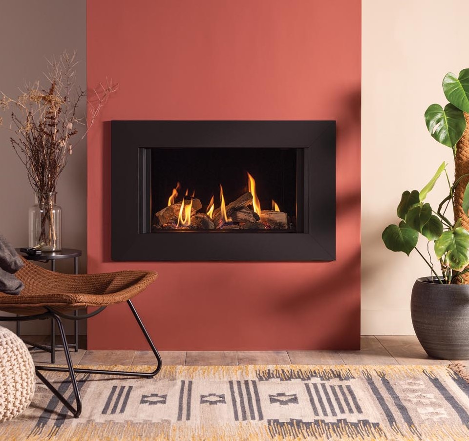Gazco Onxy Avanti 65 Hole in wall gas fire
