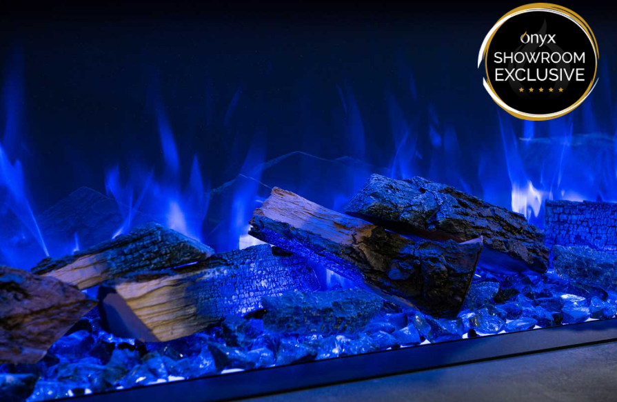 Gazco Onyx Avanti 190RW LED Media Wall electric fire