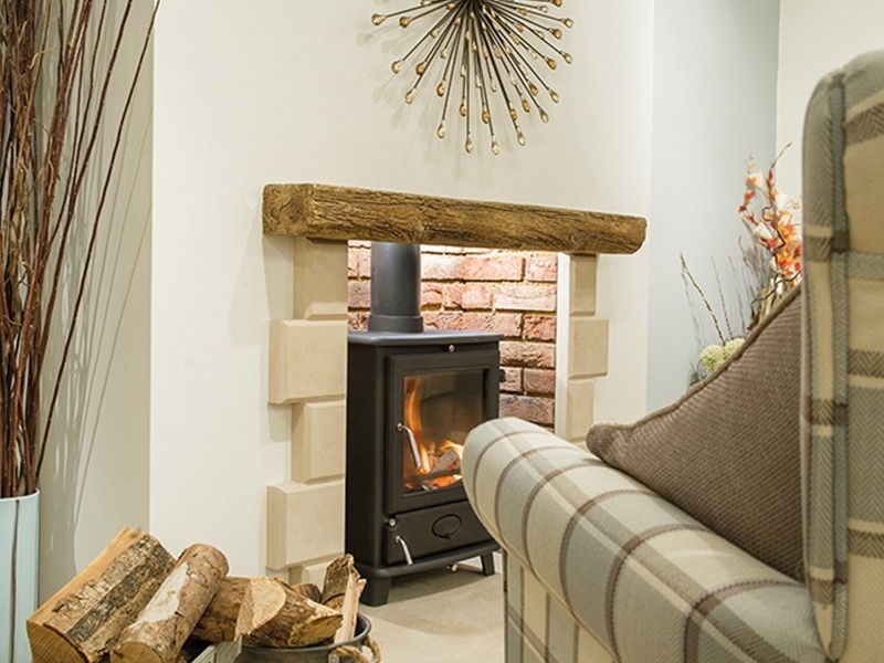 Bideford Oak Effect Fireplace Beam