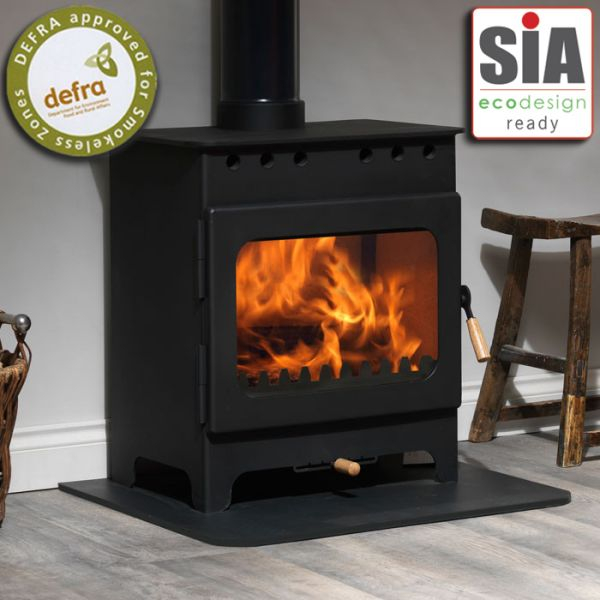 Burley Brampton Catalyst Eco Elite 8kw wood burning stove 9108-C