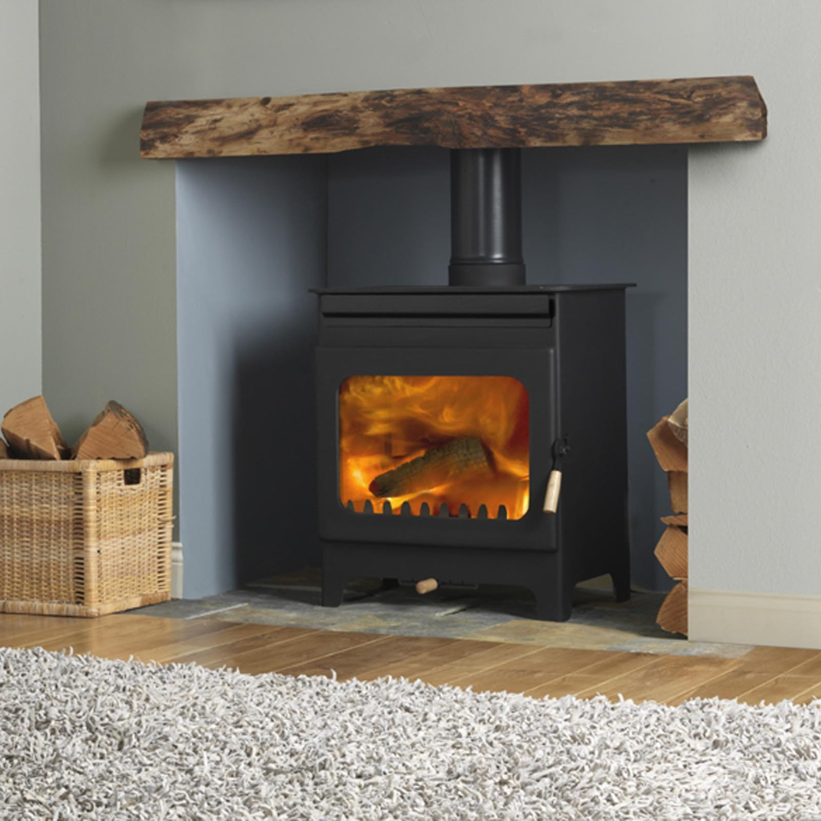 Burley Brampton Eco Excel 8kw wood burning stove 9108