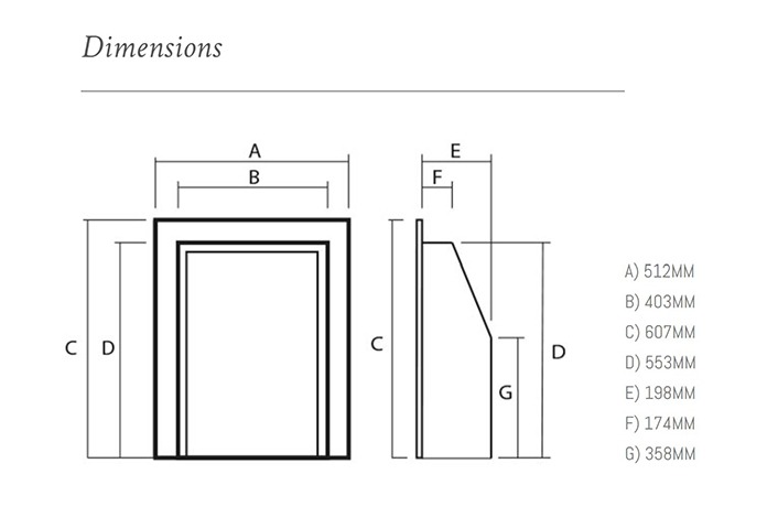 Wildfire Cressida Inset Gas fire