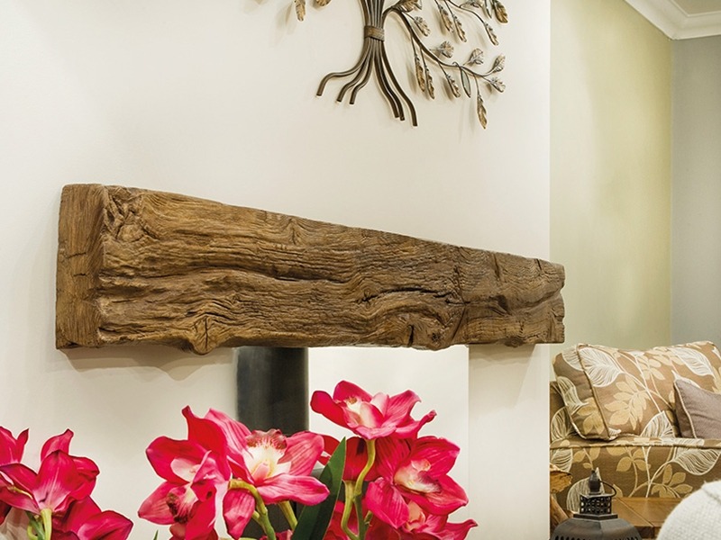 Dartmoor Oak Effect Fireplace Beam