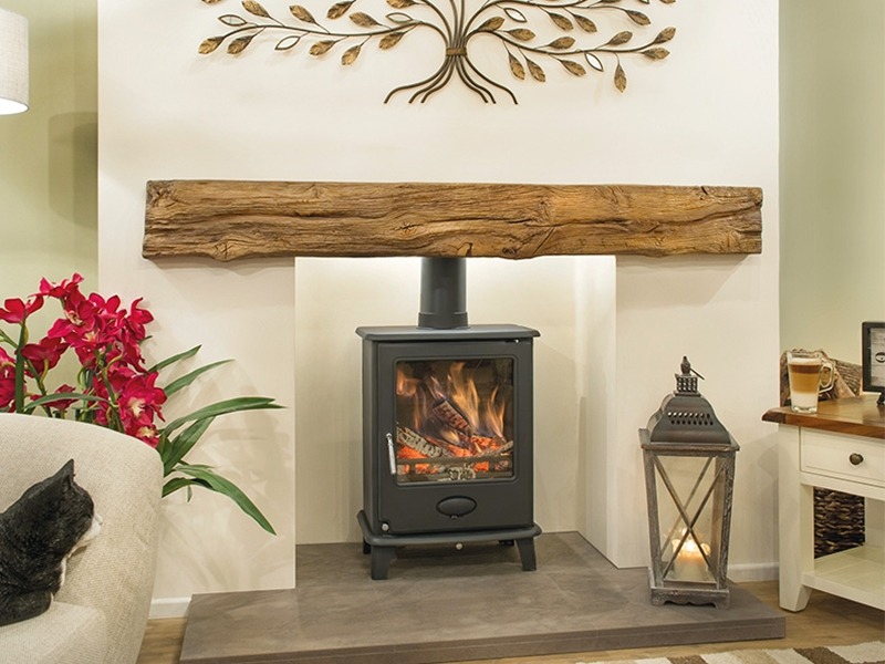 Dartmoor Oak Effect Fireplace Beam