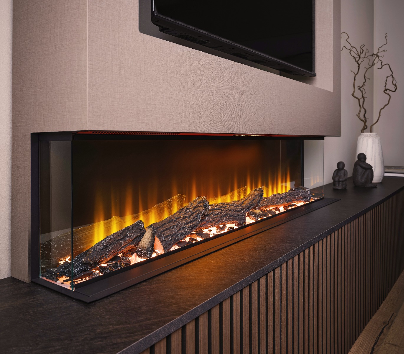 FPW Kanzo 1250 media wall fire