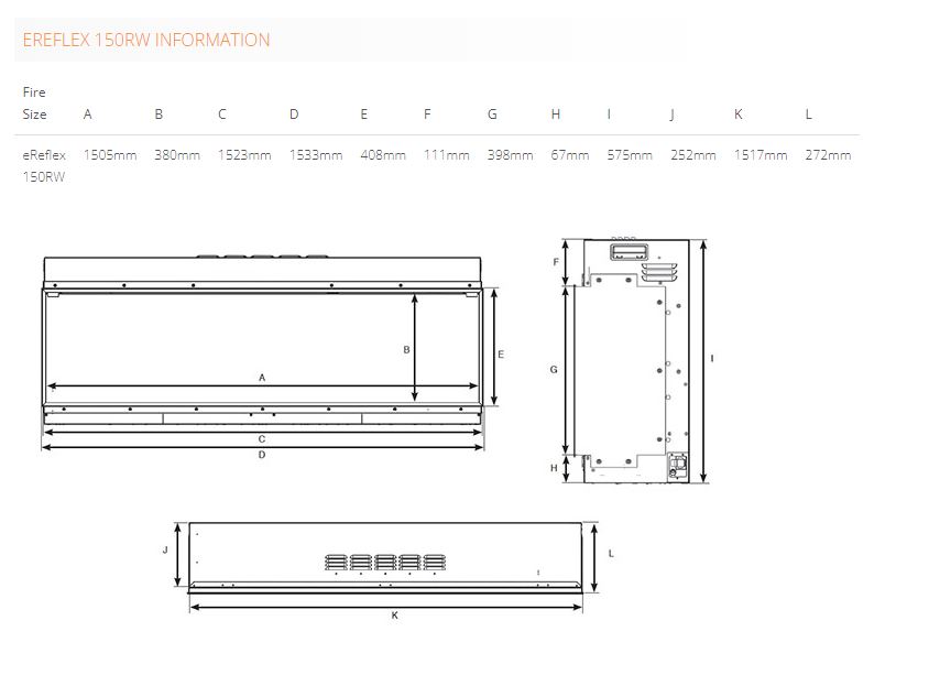 Gazco eReflex 150RW - New Generation