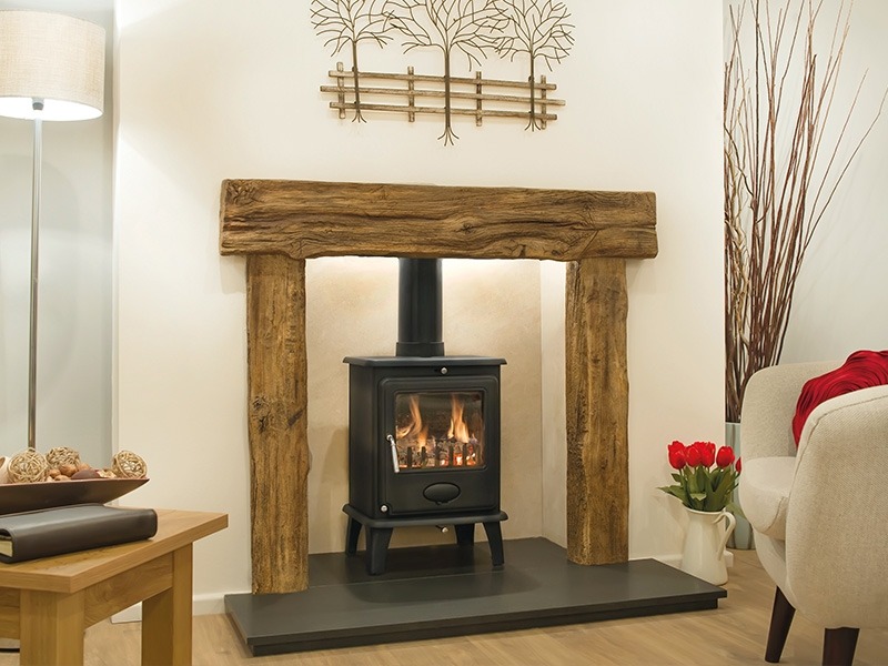 Exmoor Oak Effect Fireplace Beam