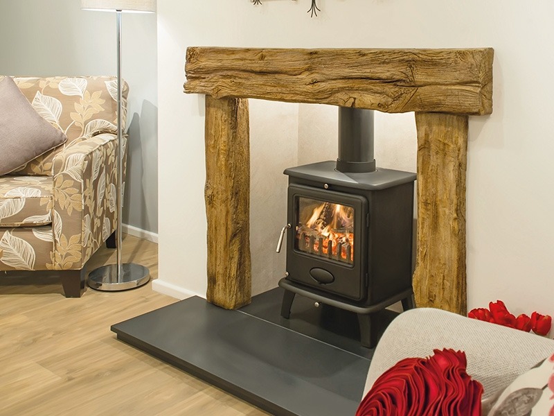 Exmoor Oak Effect Fireplace Beam