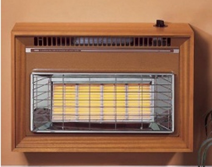 Flavel Misermatic Gas Fire in Teak