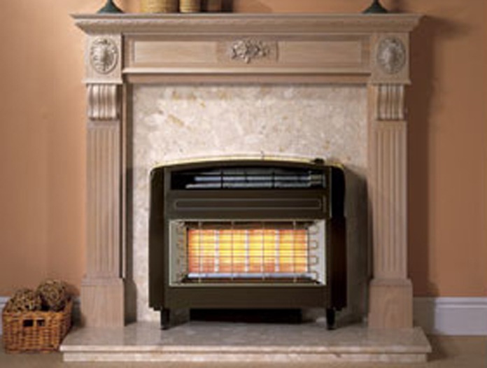 Flavel Strata Outset Gas Fire in Black