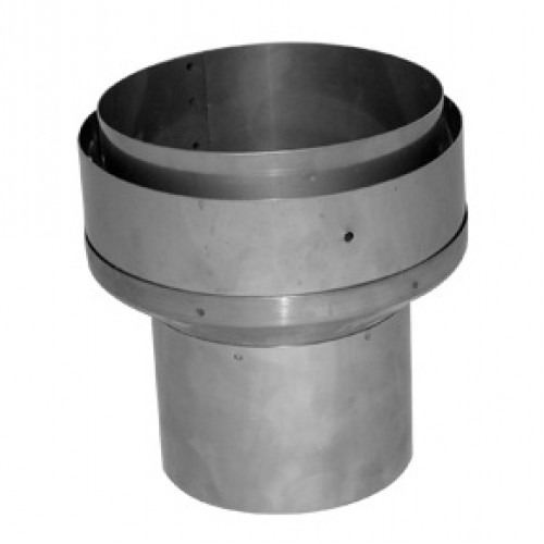Flue Pipe Increaser Adaptor - 125mm to 150mm  (5 inch to 6 inch)