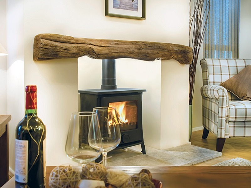 Fowey Oak Effect Fireplace Beam