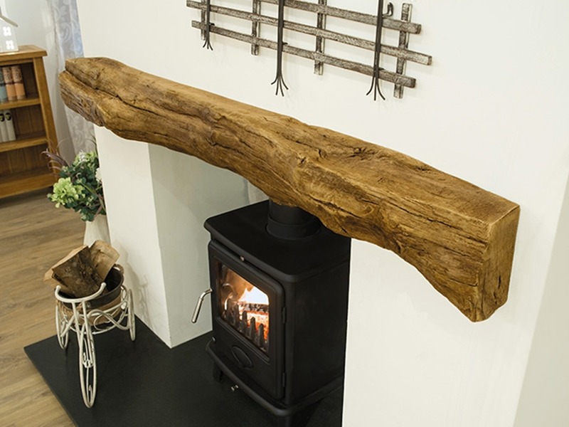 Fowey Oak Effect Fireplace Beam