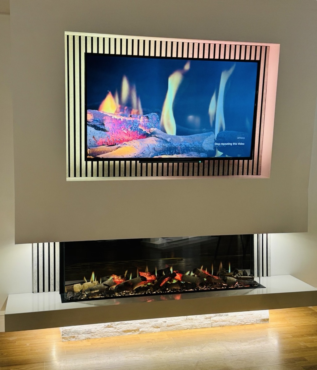 Gazco Onyx Fusion Media wall electric fire