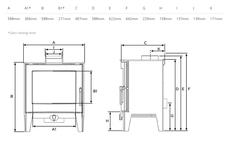 Stovax Futura 5 Woodburning Stove