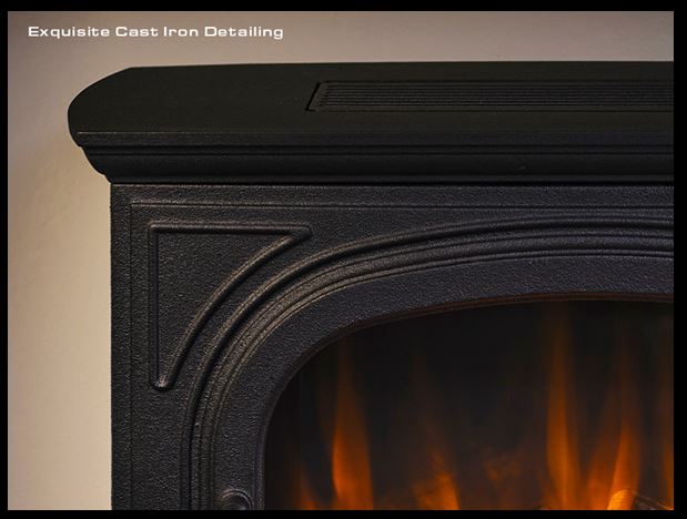 British Fires Hinton Black Edition LED electric stove
