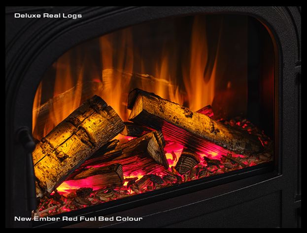 British Fires Hinton Black Edition LED electric stove