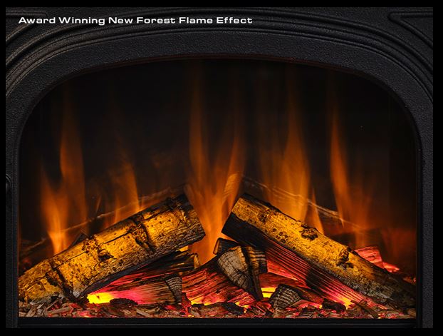 British Fires Hinton Black Edition LED electric stove