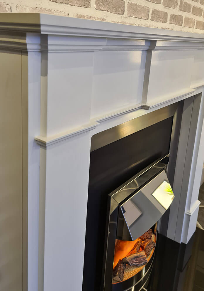 Harrogate fireplace with cast inset