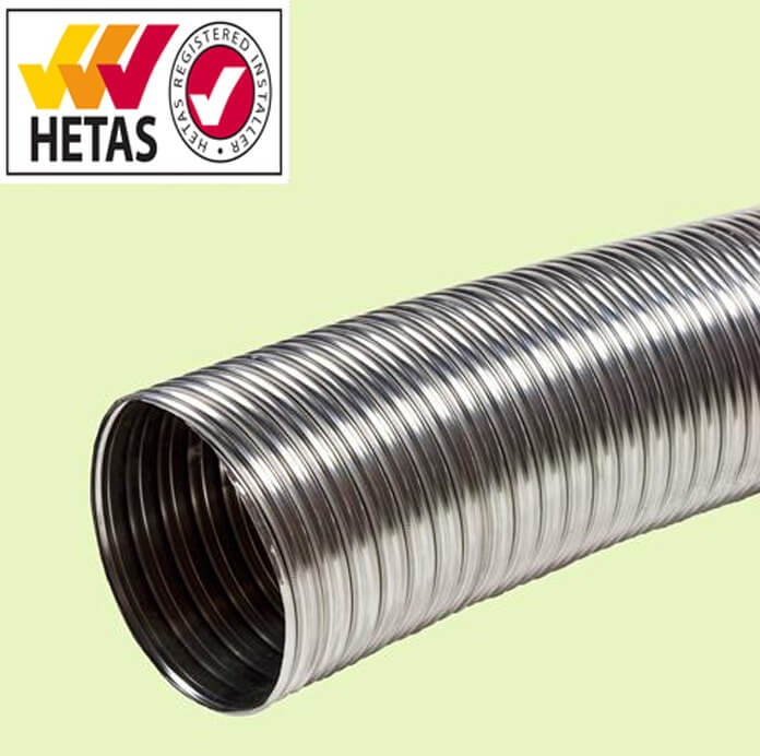 904 Grade Multifuel solid flue liner - 175mm (7&Prime;)