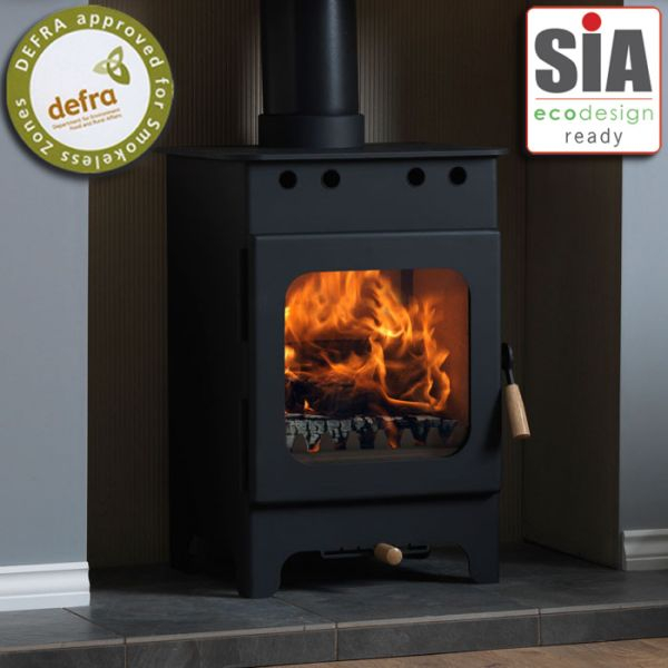 Burley Hollywell Catalyst Eco Elite 5kw wood burning stove 9105-C