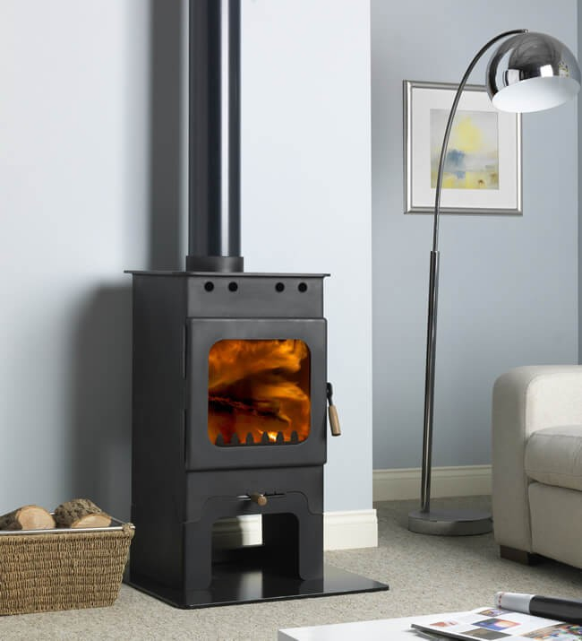 Burley Hollywell Catalyst Eco Elite 5kw wood burning stove 9105-C