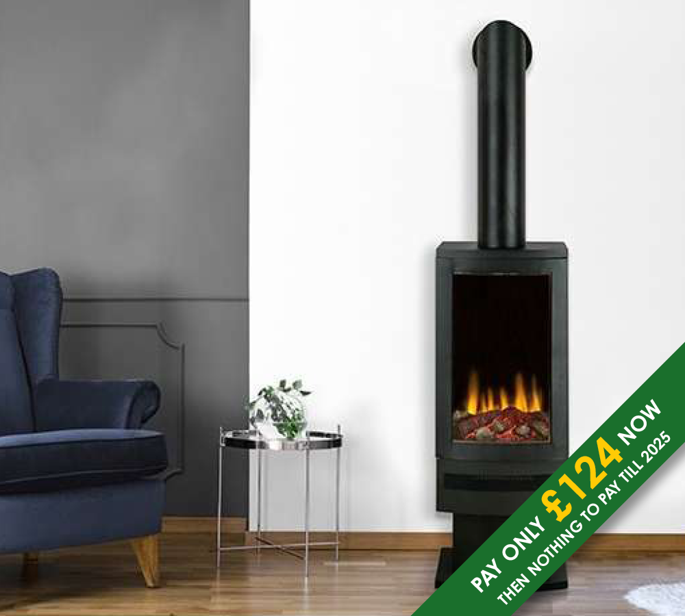 Bramshaw Pedestal LED Electric stove