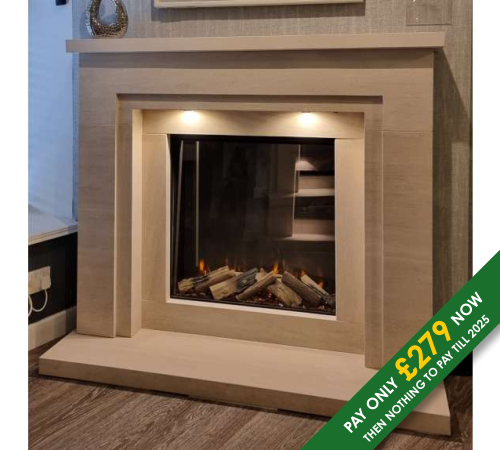 Codenza 650SQ LED electric suite with New Forest fire