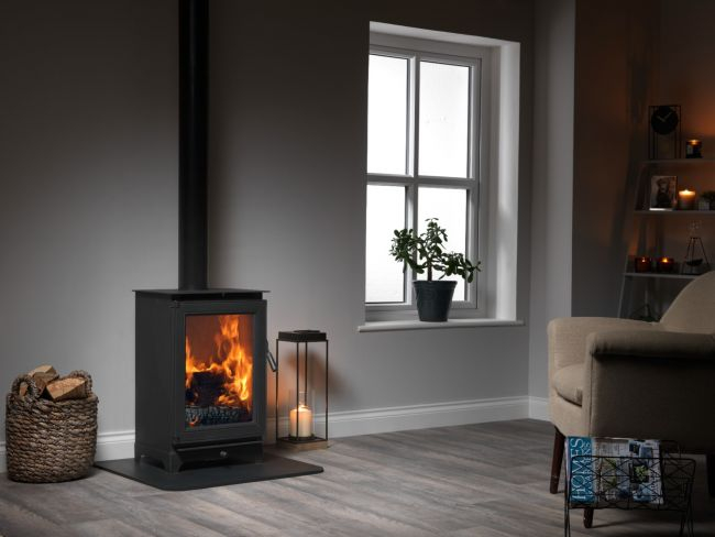 Burley Icarus Eco Design 5kw wood burning stove 9605