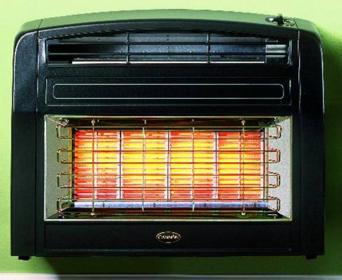 Flavel Strata Outset Gas Fire in Black