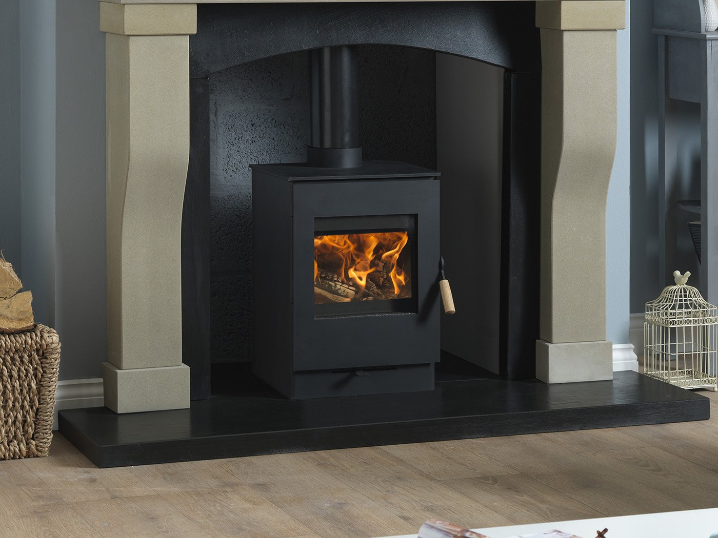 Burley Launde Eco elite 4kw wood burning stove 9304-C