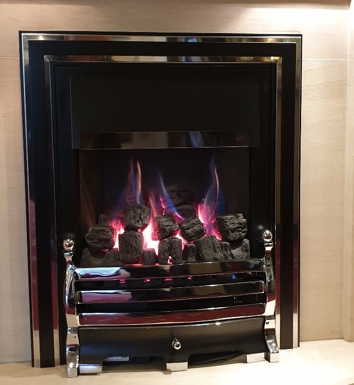 Lavante Slimline Gas fire with remote control