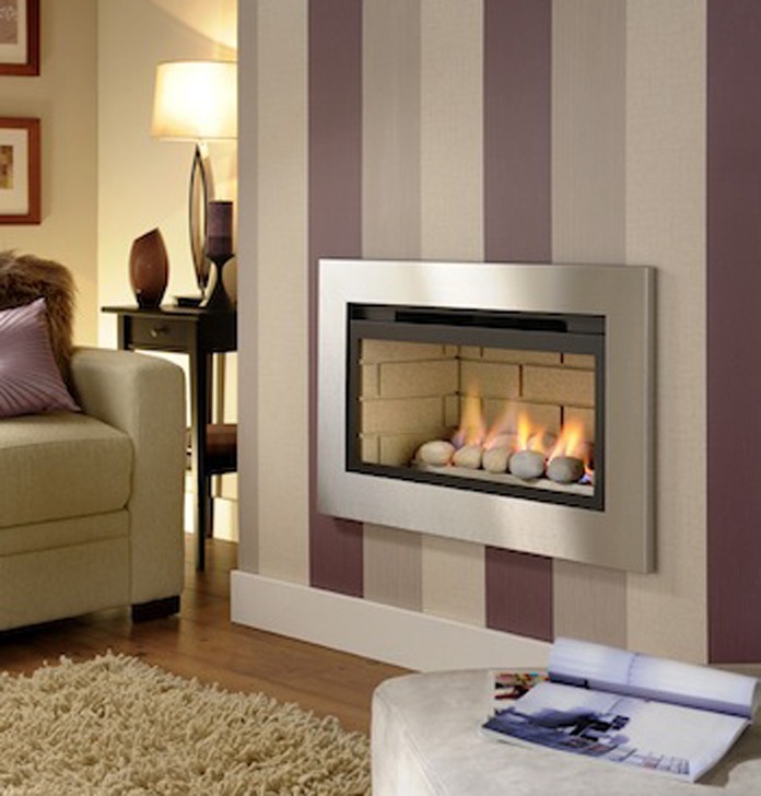 LogFlame hole in the wall