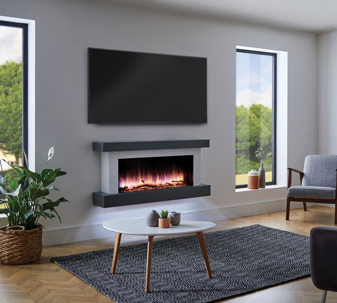 KATELL LORETO WALL HUNG ELECTRIC FIRE