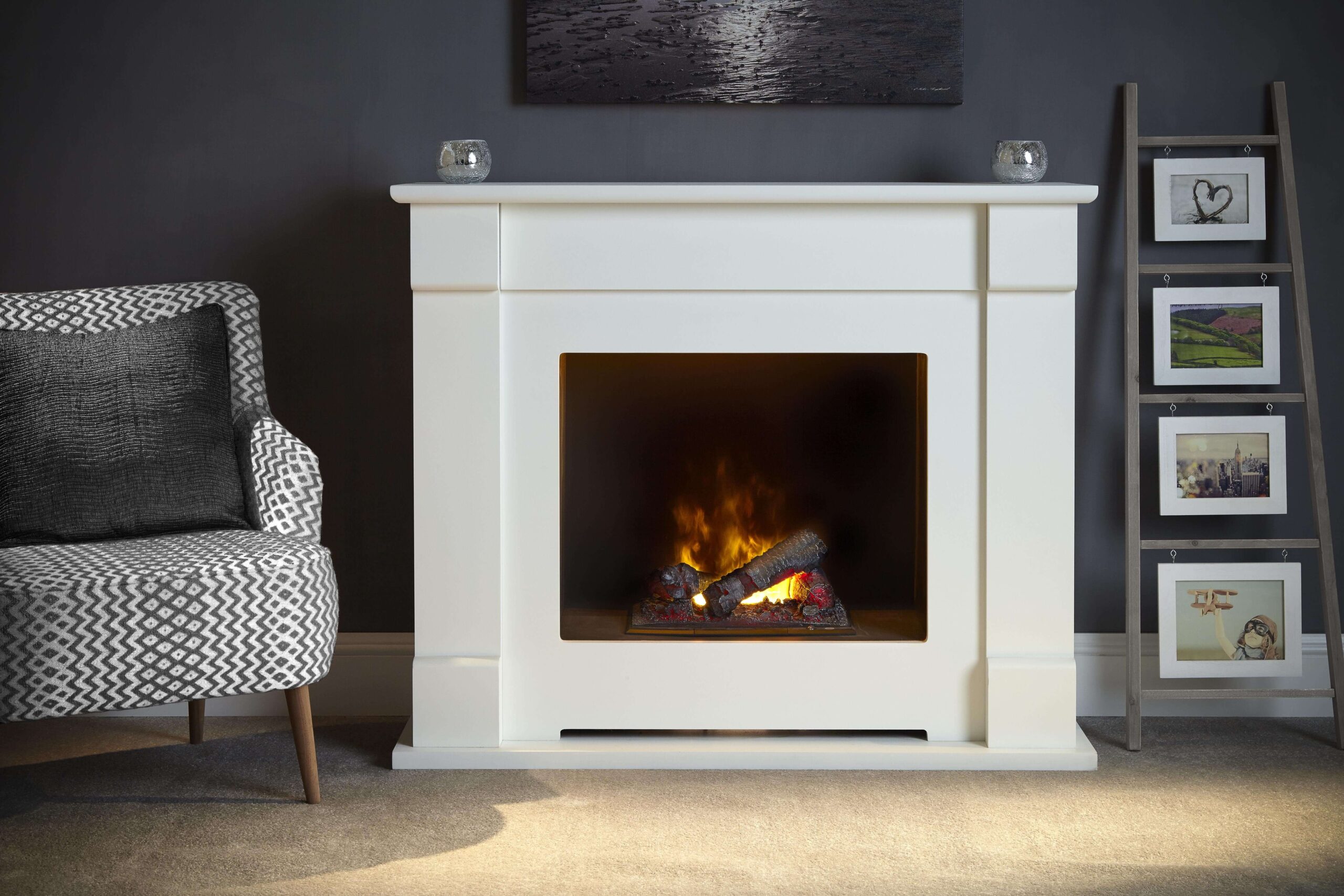 Lucera Electric Fireplace