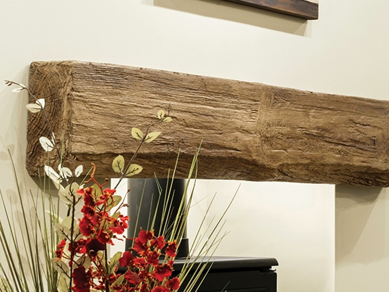 Netherton Oak Effect Fireplace Beam