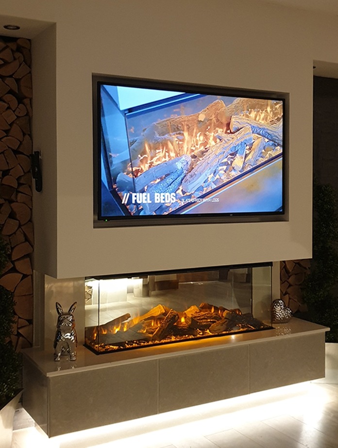 New Forest 1200 media wall fire