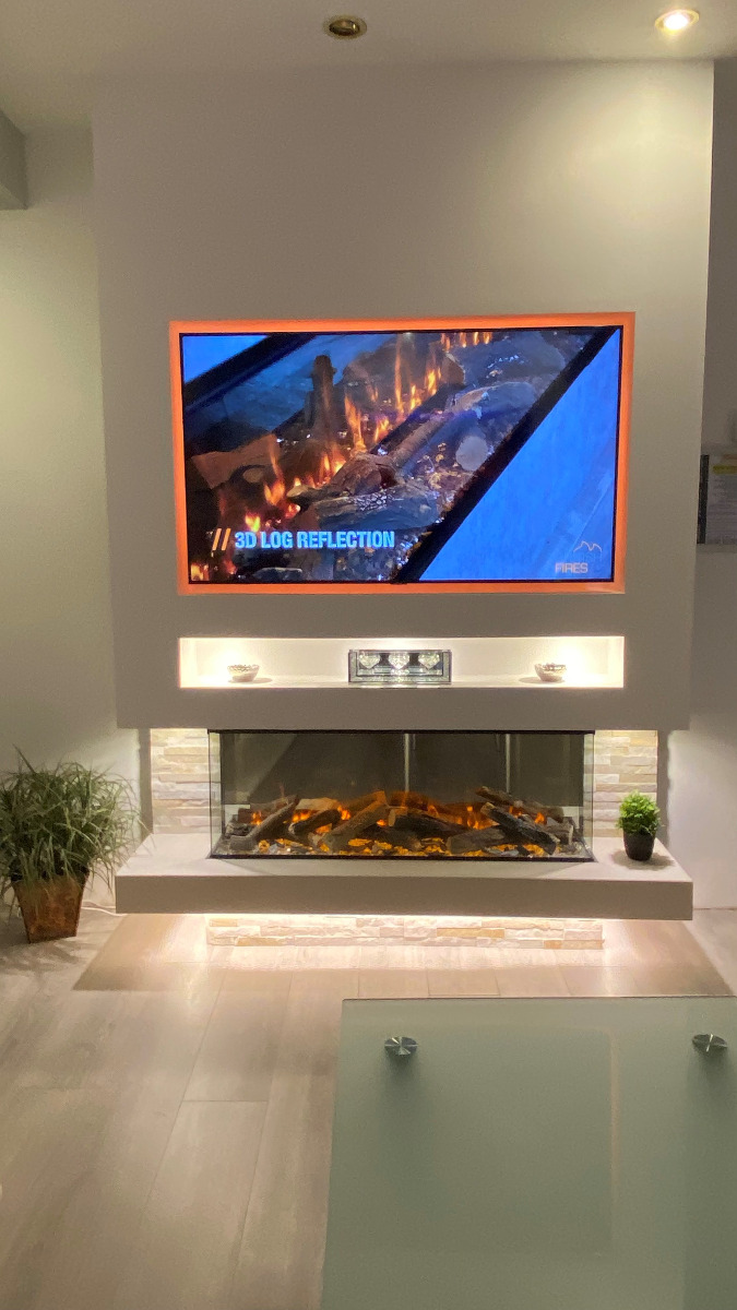 New Forest 1200 media wall fire