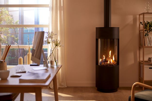 Trimline Vision Opal Balanced flue gas stove
