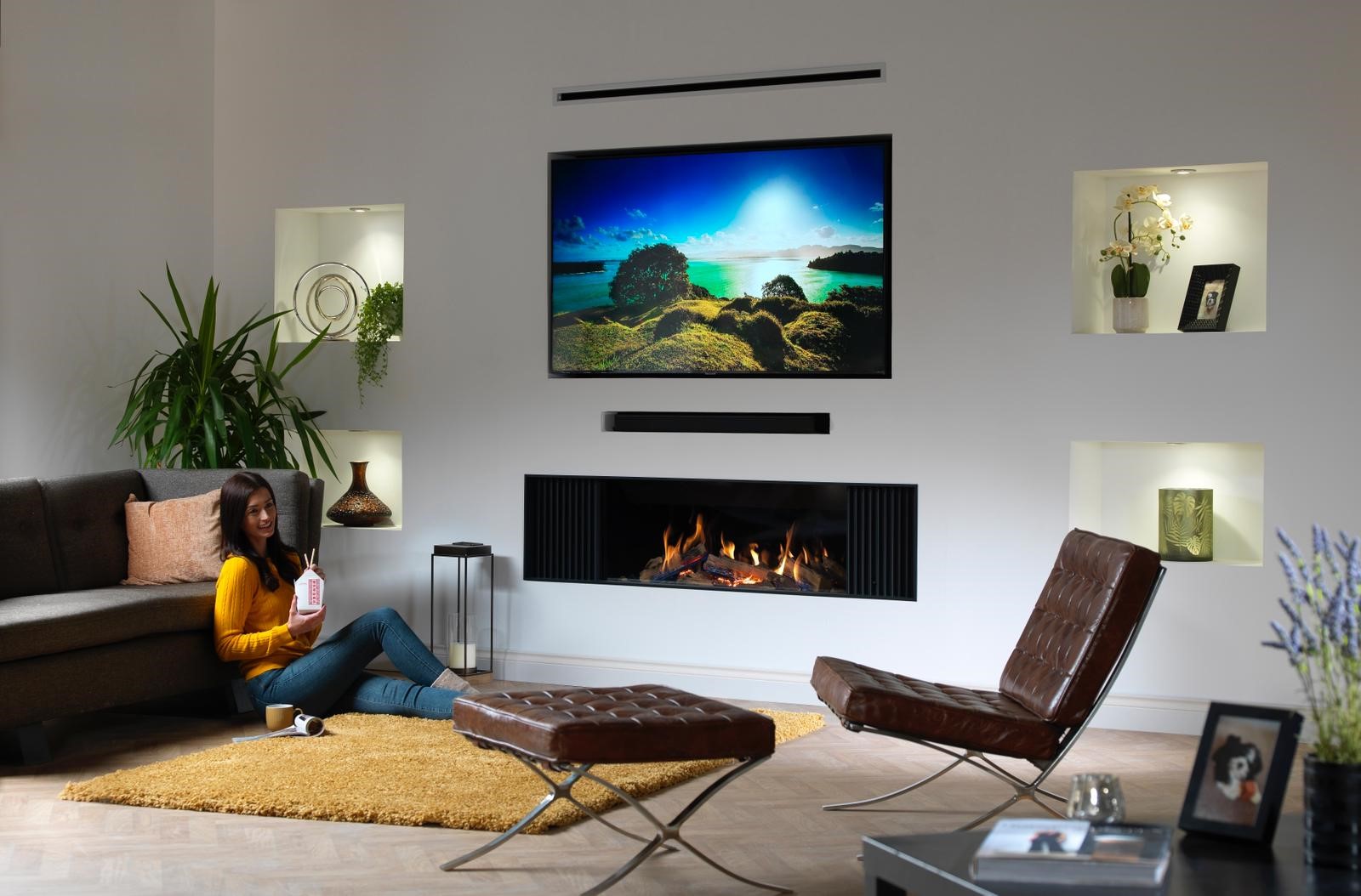 Wildfire Ravel 1720 Media Wall Gas Fire