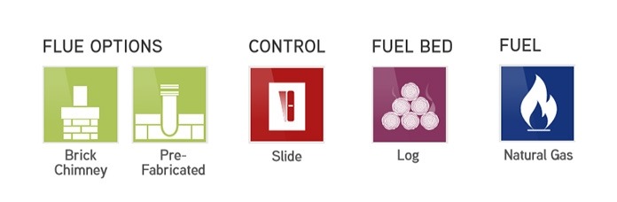 Wildfire Ravel 400 HE Inset Gas fire