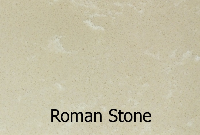 48&Prime; Marble hearth & back panel set - Roman Stone